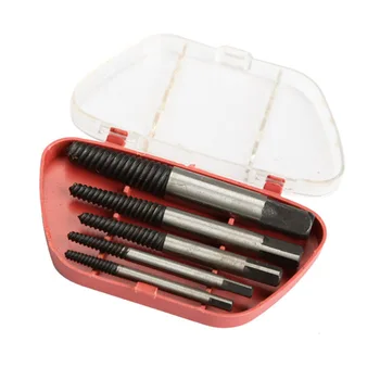 

5Pcs/Set Screw Extractor 3-18mm Broken Bolt Remover For Power Tools Drill Guide Bits Set Broken Bolt Remover Easy Out Set