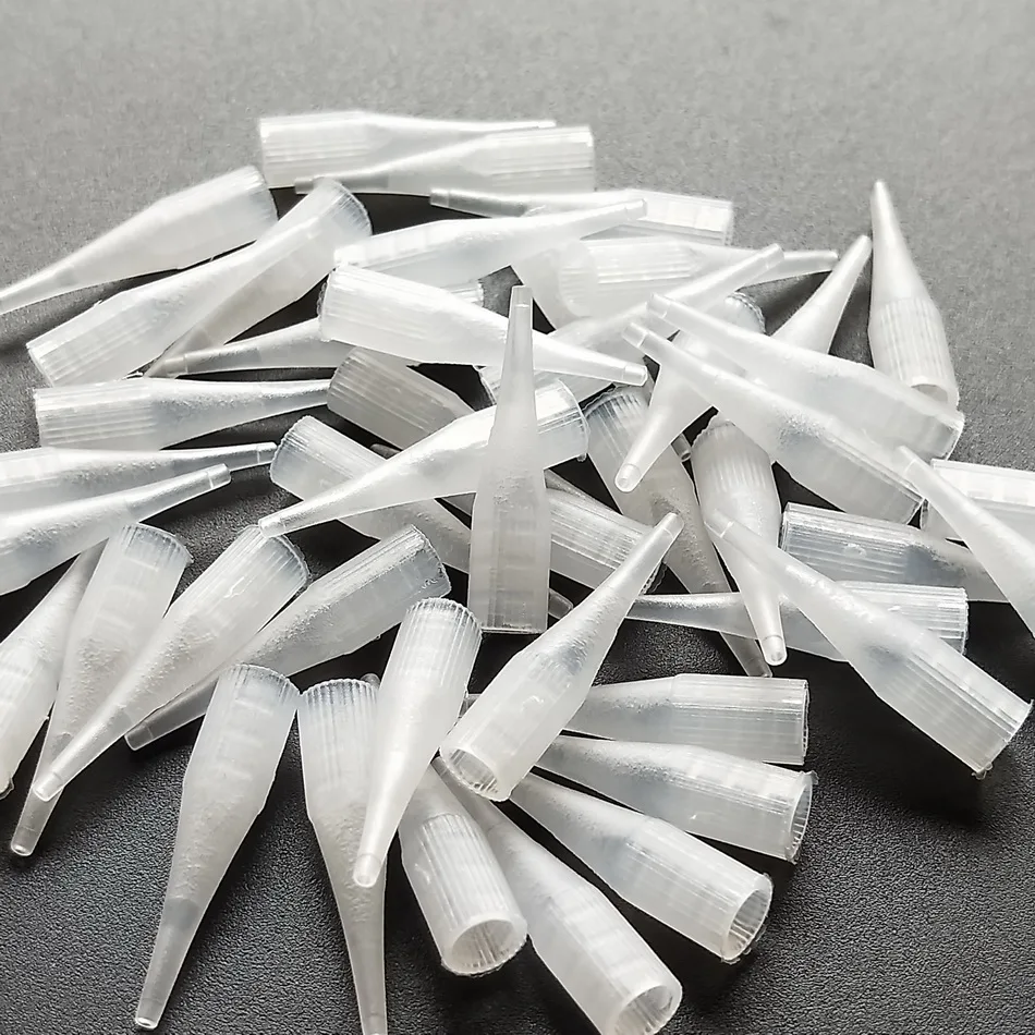 50pcs 3R Needle Tips Permanent Makeup Giant Sun/ French Machine Long Nipples Needle caps Tattoo Supplies