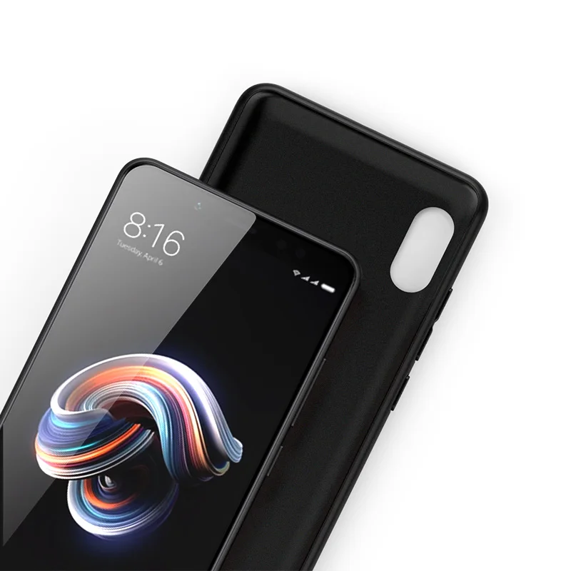 Чехол для xiaomi mi a2 lite силиконовый прозрачный чехол из ТПУ mofi Оригинальная Черная