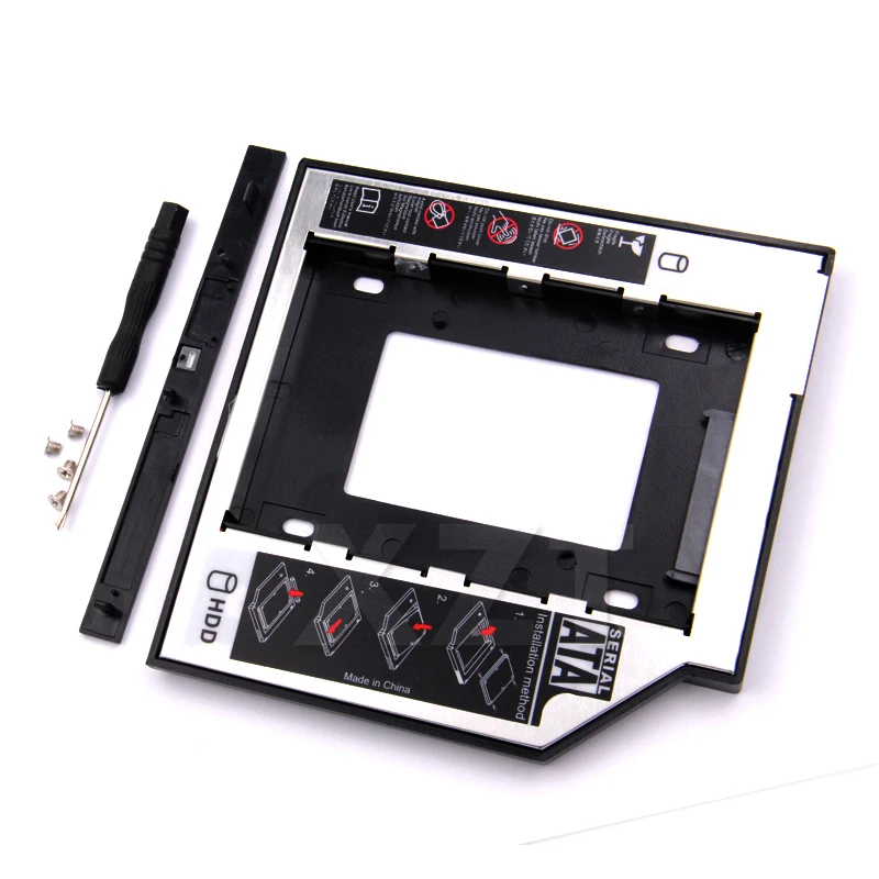 Горячая Распродажа SATA 2nd HDD Caddy 9 5 мм для детей в возрасте от SSD чехол Корпус