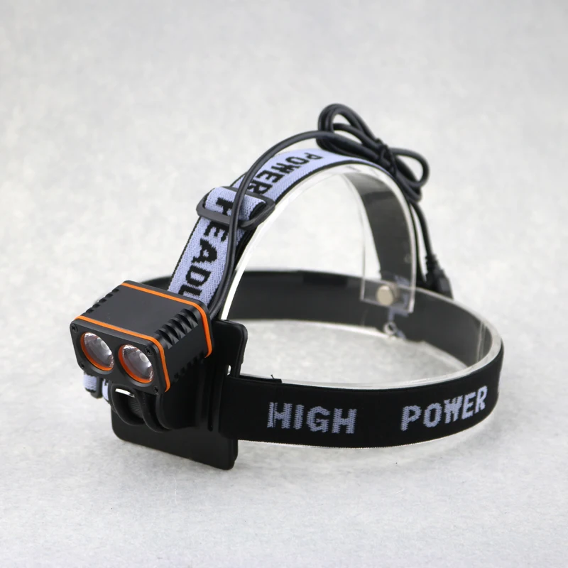 

4.2V USB Rechargeable 4000 Lumen 2xCree XML T6 Led Bike Light Mountain Bicycle Headlamp Cycling Helmet Light Power By 18650