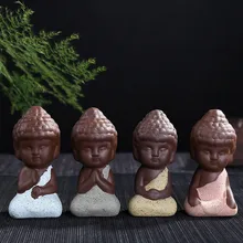 Монахский чай набор украшений maitreya Бутик Фиолетовый; песок чай ПЭТ ручной работы керамические чайные принадлежности украшения дома ремесла Чай домашних животных