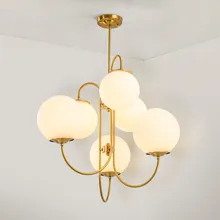 Nordic LED Novelty chandelier Art Deco Glass Ball lamps living room hanging lights Creative personality Restaurant chandeliers nordic chandeliers creative postmodern magic beans art restaurant simple glass ball branches tree twig molecules living room led