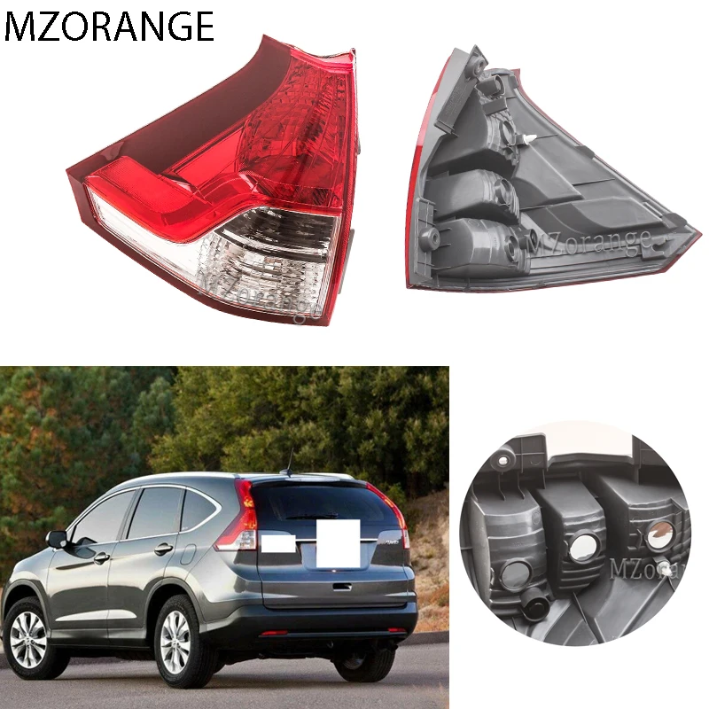 

Car Exterior LED Tail Light Lamps Rear Parking Reverse Brake Warning Lamp For HONDA CRV 2012 2013 2014 no bulbs High Quality