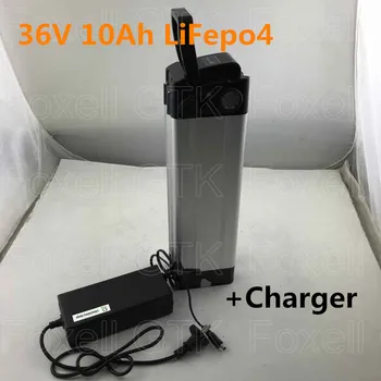 

Portable rechargeable 36V 10Ah Lifepo4 battery pack for electric bikes bicycles e-motorcycle e-bike electric scooter+ charger