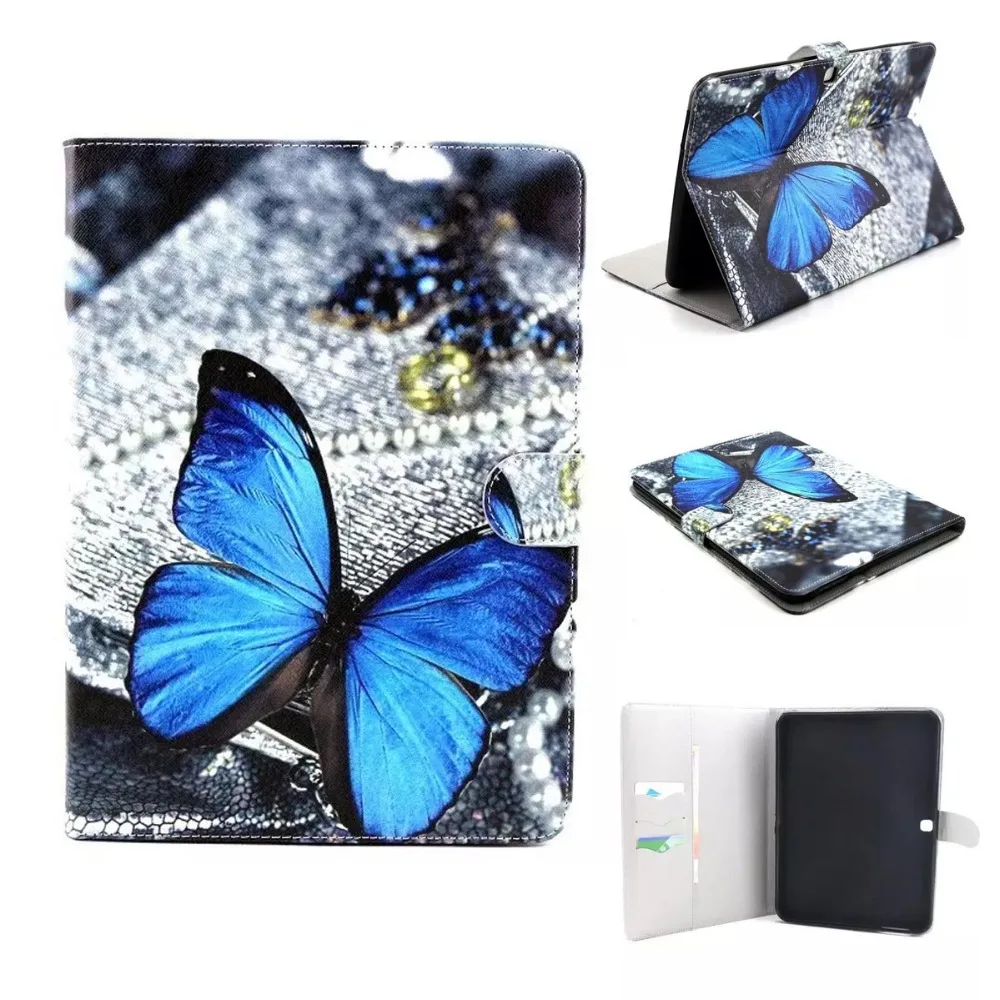 

For Samsung Tab 4 10.1 Cover PU Leather T530 Fashion Cartoon Flip Book Para Case for Samsung Galaxy Tab 4 T530 Coque