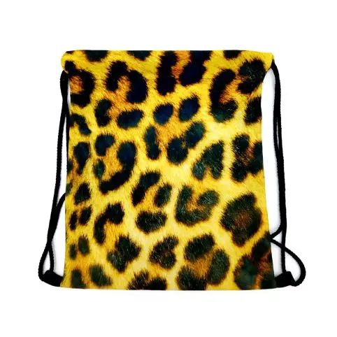 brown drawstring backpack