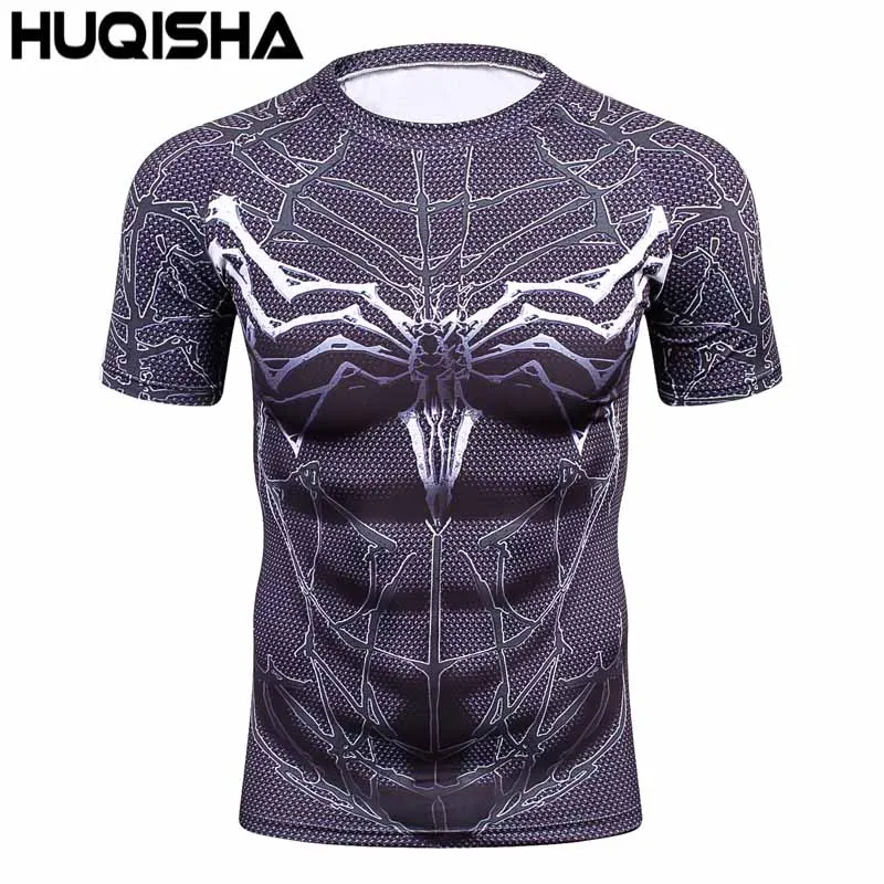 Venom Compression Shirt 3D Printed T-shirts Men Raglan Short Sleeve Crossfit Fitness Cloth Tops Male Cosplay Costume 2017 Venom Compression Shirt 3D Printed T-shirts Men Raglan Short Sleeve Crossfit Fitness Cloth Tops Male Cosplay Costume 2017