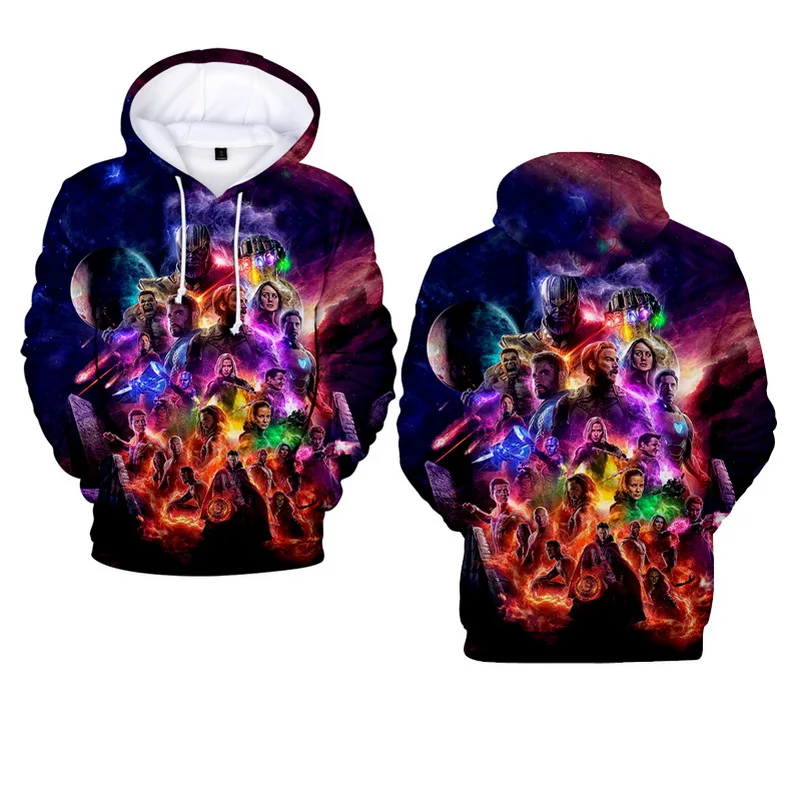 Marvel The avengers endgame 4 Endgame Quantum Realm Cosplay Costume Hoodies Men The Avengers End Game Sweatshirt men autumn tops