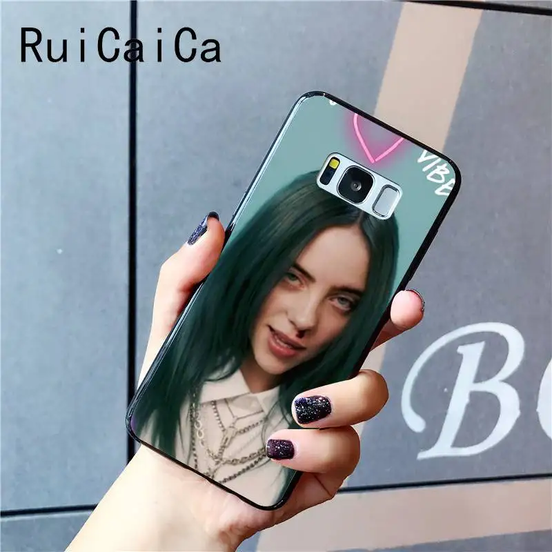 Цветной милый чехол для телефона Ruicaica Billie Eilish Khalid Samsung Galaxy S9 plus S7 edge S6 S10 S8