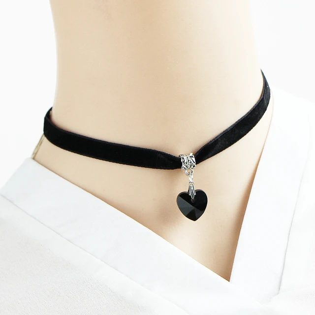 Black Choker Necklace Women, Black Choker Necklaces Girls