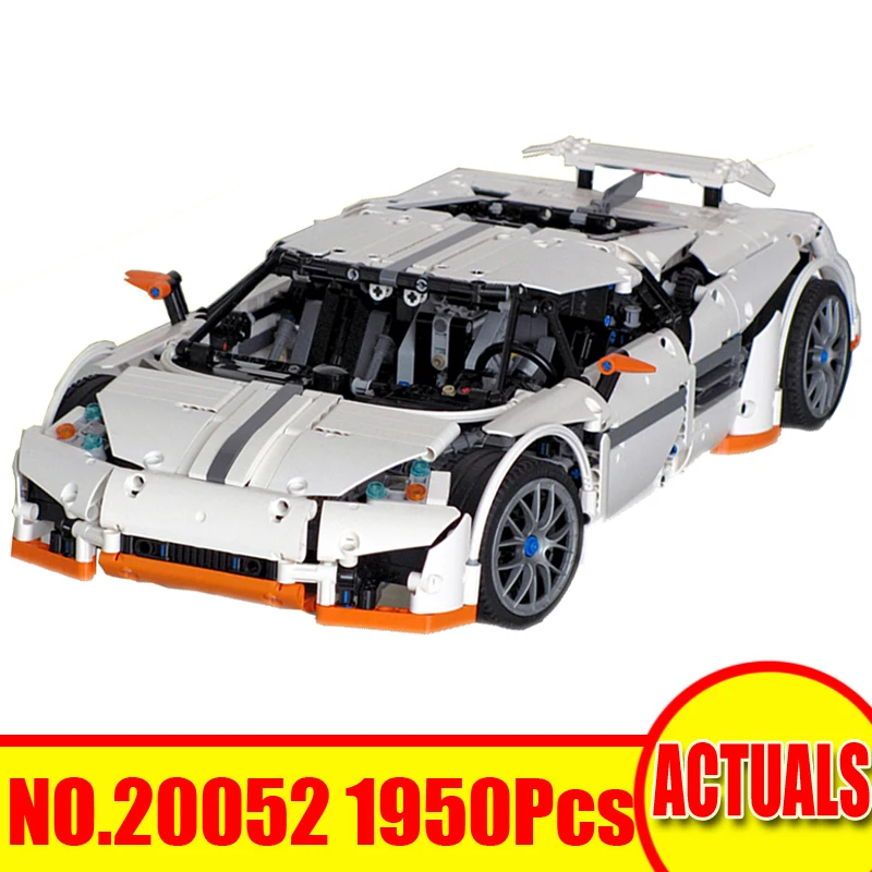 

1950Pcs 20052 Lepin Technic Figures Predator Supercar Set MOC-2811 Model Kits Building Blocks Bricks Sets Toys For Children Gift