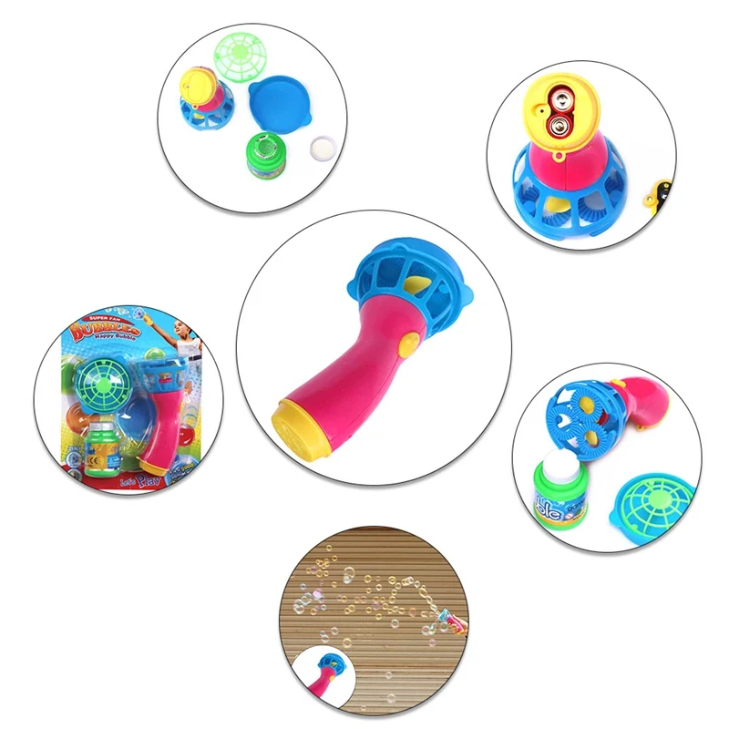Bubble Machine Automatic Bubble Gun Toys Bubble Blowing Toy Funny