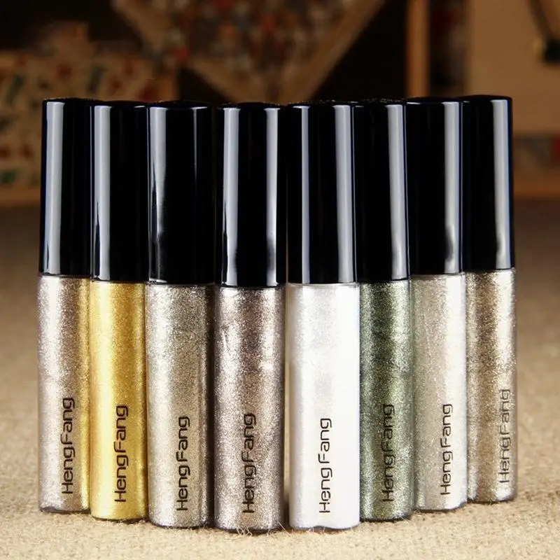 Hengfang Brand Professional Liquid Eyeliner Glitter Eyes Makeup Party Eye Liner Shimmer Waterproof Cosmetics Beauty 8 Colors |