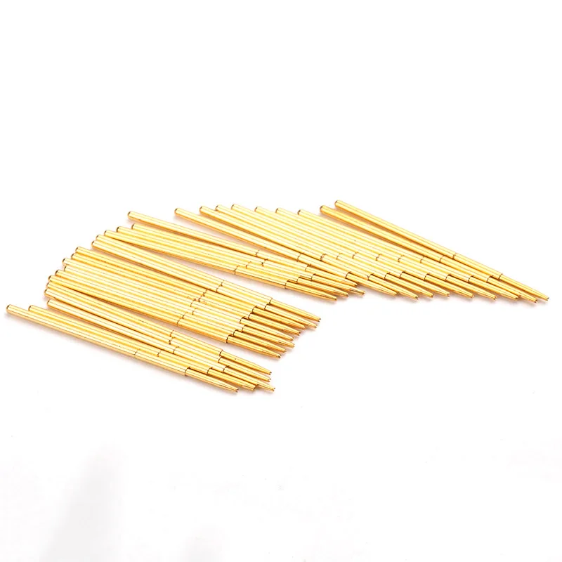 Total Length 27.8mm Spring Test Probe Tip Spring Gold Plating For Testing Circuit Board Instrument Tool Test Spring PAM75-F1
