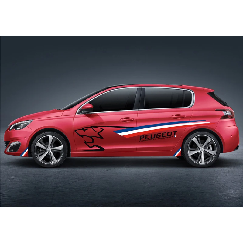 Автостайлинг TAIYAO Спортивная Автомобильная наклейка для Peugeot 207 BRZ 301 308S 408 508 2008 3008GT