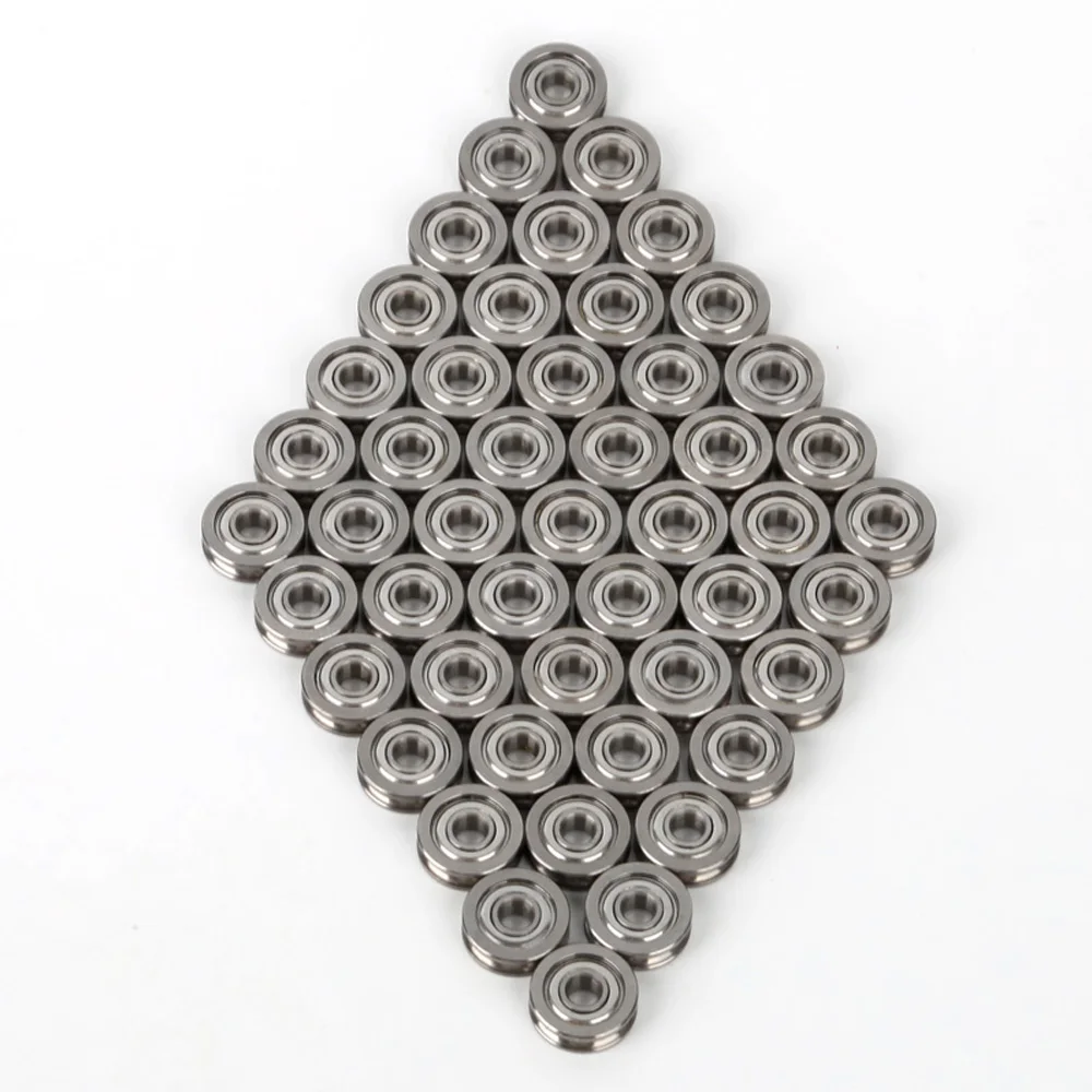

20 Pcs/Lots 3D printer Part U-solt Ball Bearing Wheel 4*13*4mm for UP Mendel Printer