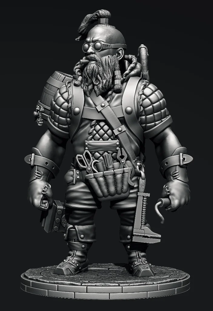 

1:24 Resin Figure Kit Unassambled Unpainted G471 dwarf