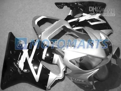 

BLK SLV Injection molding fairing kit for CBR 600 CBR600 f4i i 01 02 03 2001 2002 2003