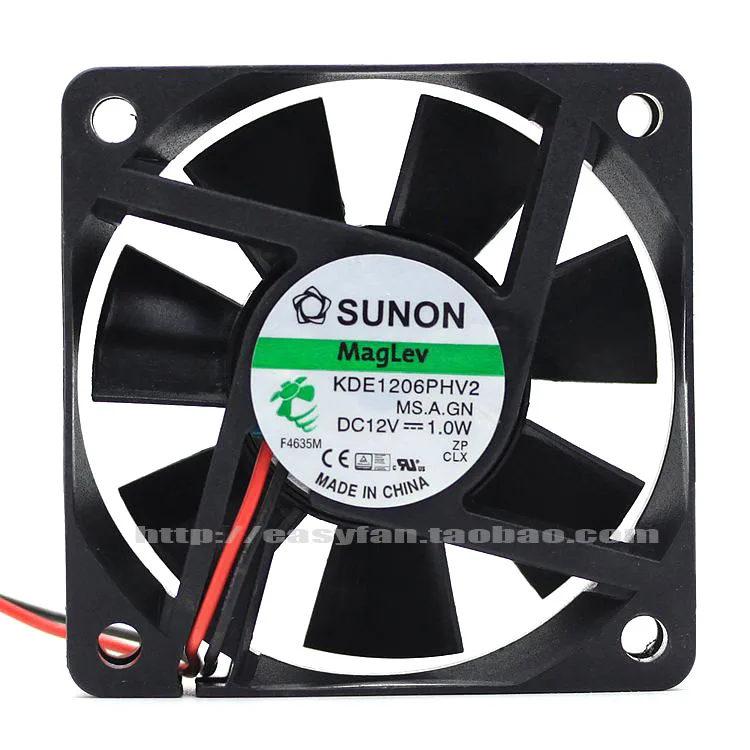 Новый вентилятор охлаждения SUNON KDE1206PHV2 6015 12 в 1 0 Вт 6 см|cooling fan|6cm fancooling fan 12v |