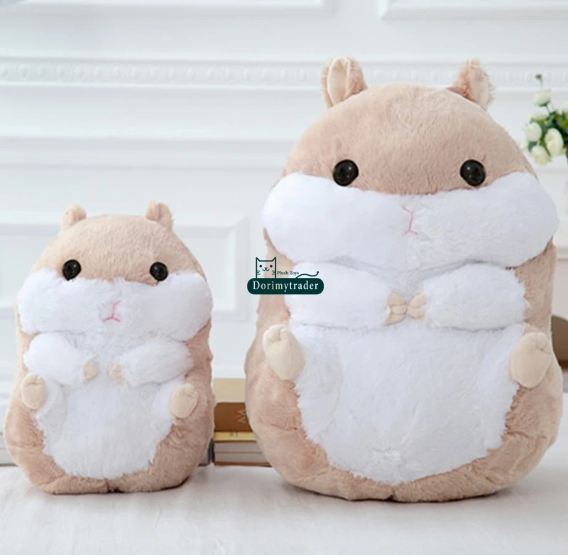 Dorimytrader Japan Cartoon Hamster Плюшевые игрушки Big Soft Мягкая симпатичная игрушка для хоккея