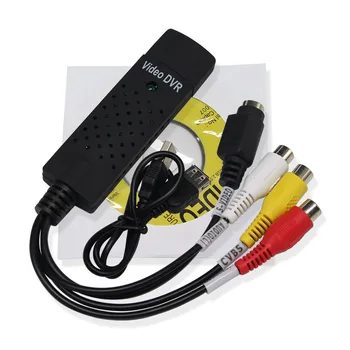 

1 piece USB 2.0 Easycap Audio New Video DVD VHS Record Capture Card Converter PC Adapter compatible WINDOW2000/XP Direct8.1, 9.0
