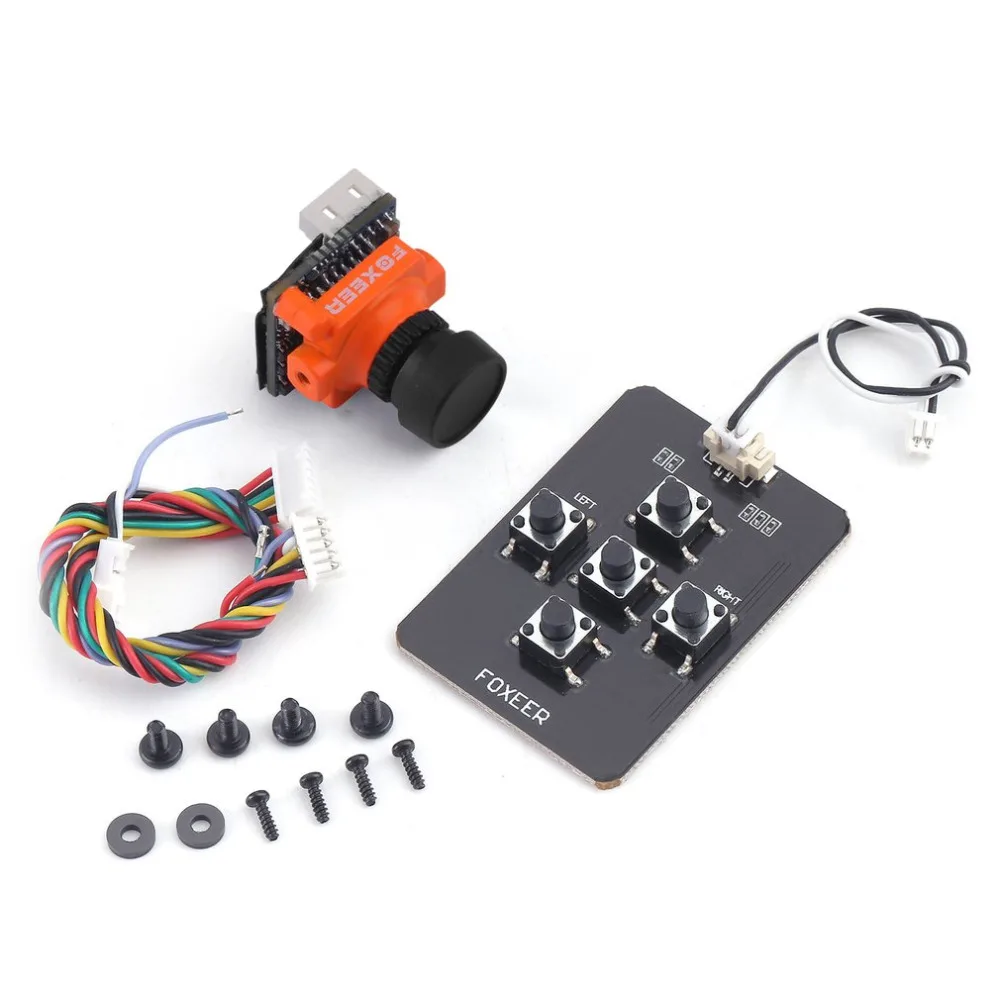 

1pcs Foxeer Arrow Micro FPV Camera 600TVL IR NTSC 2.1mm with OSD for RC Drones