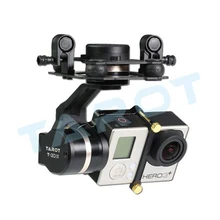 Таро 3 DIII Металл 3-осное Камера крепление с Двигатель& контроллер для GoPro Hero 3/3+/ 4
