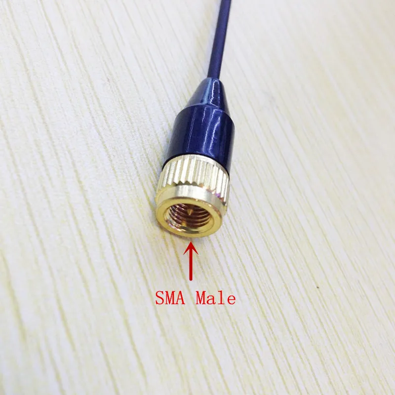 Тонкая и мягкая двухдиапазонная антенна с УФ излучением SMA Male 144/430 МГц для Yaesu Vertex