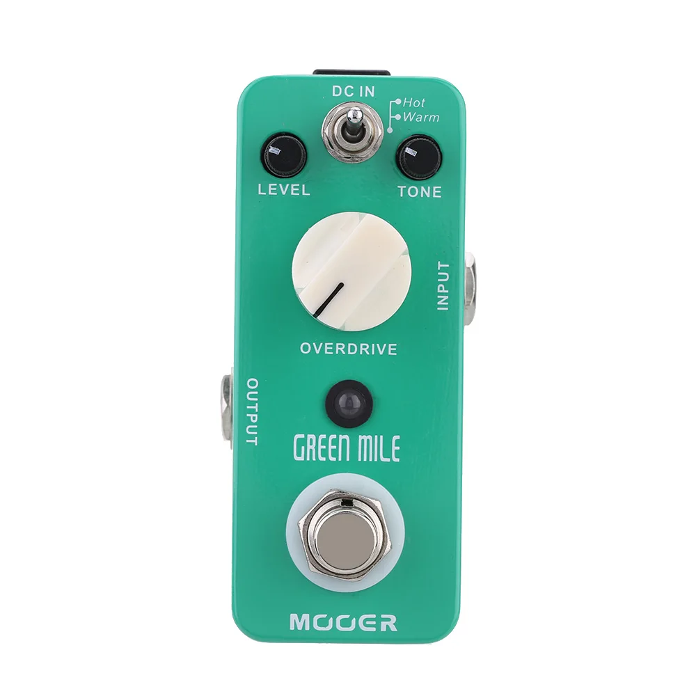 Mooer Green Mile Micro Mini Overdrive педаль эффектов для электрогитары True Bypass