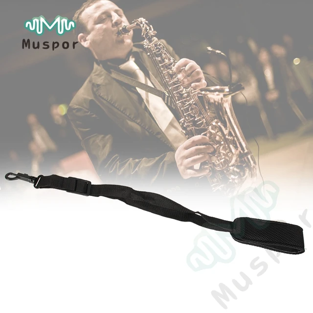 Adjustable Saxophone Sax Strap Padded Neck Sling For Alto Tenor and