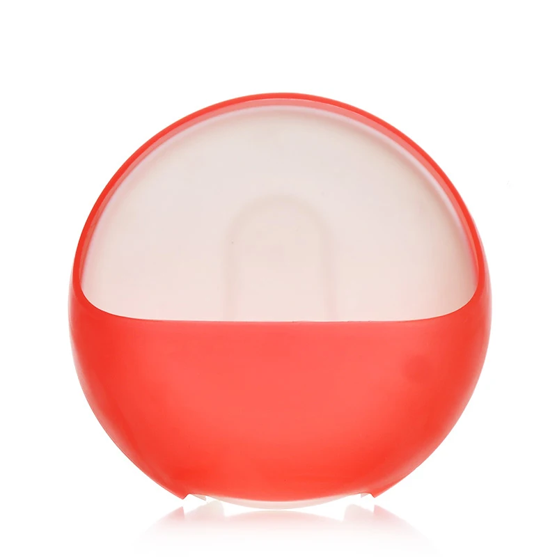 WHISM пластиковая настенная присоска для ванной Съемная присоска контейнер зубная щетка Зубная паста держатель круглая мыльная коробочка, мыльница бритва - Цвет: Red