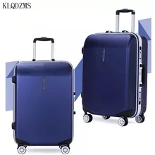 KLQDZMS Высокое качество pc чемодан 20/24 дюйма, масштабных дорожных чемоданов бизнес сумки на колёсиках чемодан на колесиках Сумки на колесах для мужчин и женщин