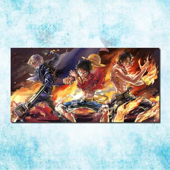 

One Piece Luffy Japan Hot Anime Silk Canvas Poster 20x40 24x48 inch Pictures For Room Decor Gift (more)-11