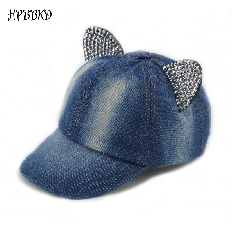 denim cap for girls