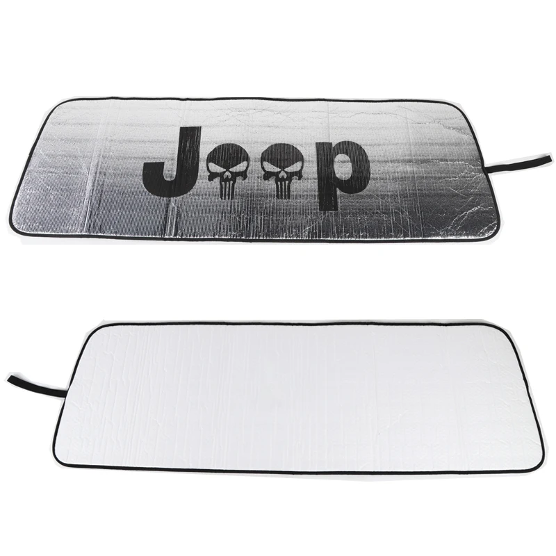 Automotivo para Jeep Protetora de Raios 1997-2020 + Janela de Viseira de Carro Hyzhauto Sombra Para-brisa Frontal Wrangler tj jk jl uv Tampa 10 Cheap Protetor solar p parabrisas