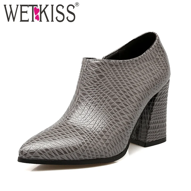 WETKISS Grande Taille 34 43 Mode Femmes Chaussures Côté Zip Épais WETKISS Grande Taille 34 43 Femmes Mode Femmes 43 Chaussures Côté Zip Épais a35400
