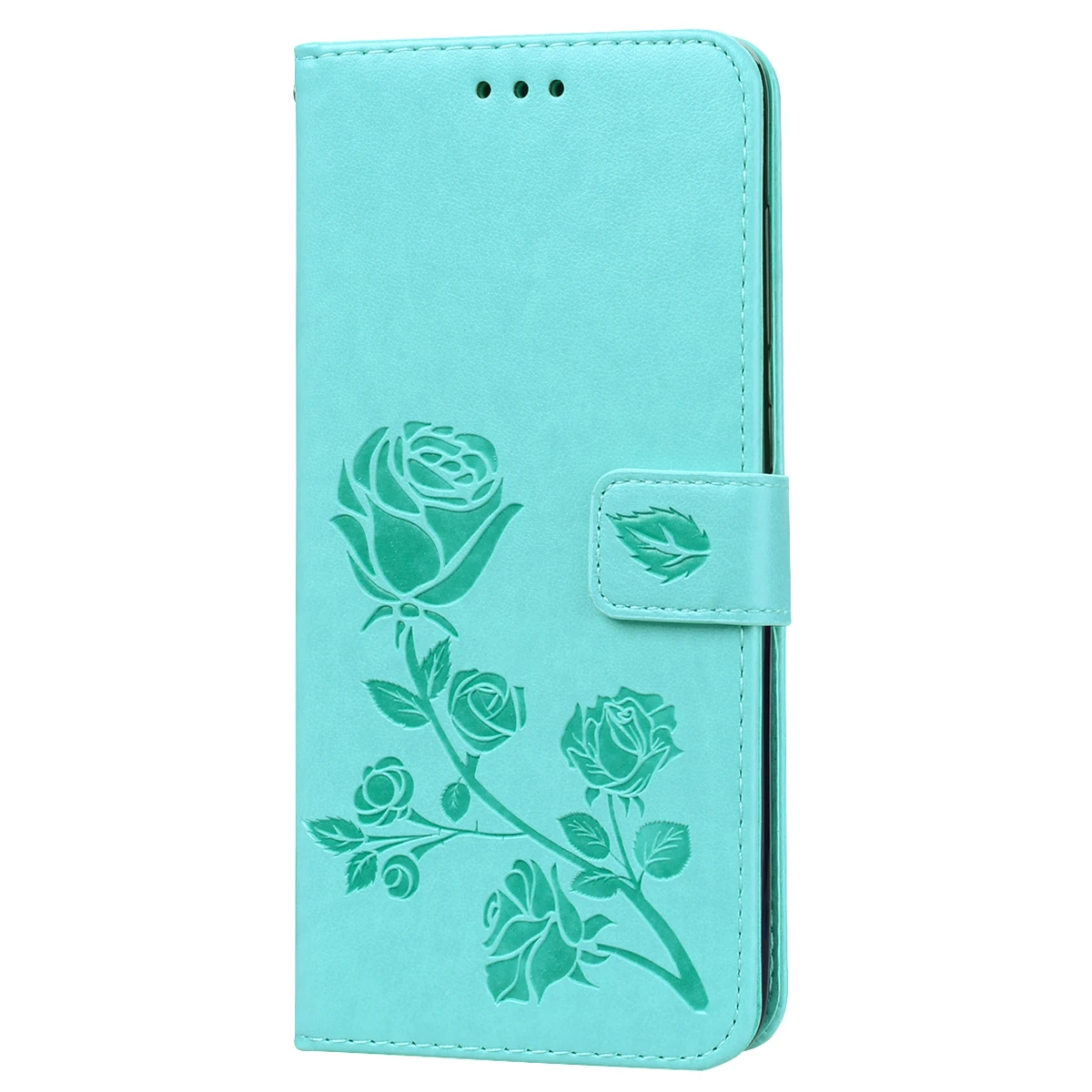 Elegant 3D Embossed Flip Leather Phone Case Coque