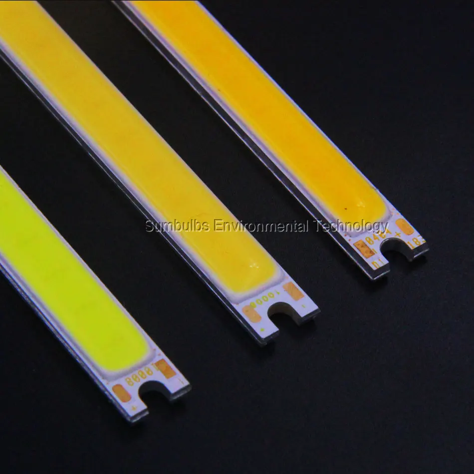 100x8mm cob strip led light source diy led lighting bar warm nature cold white (2)