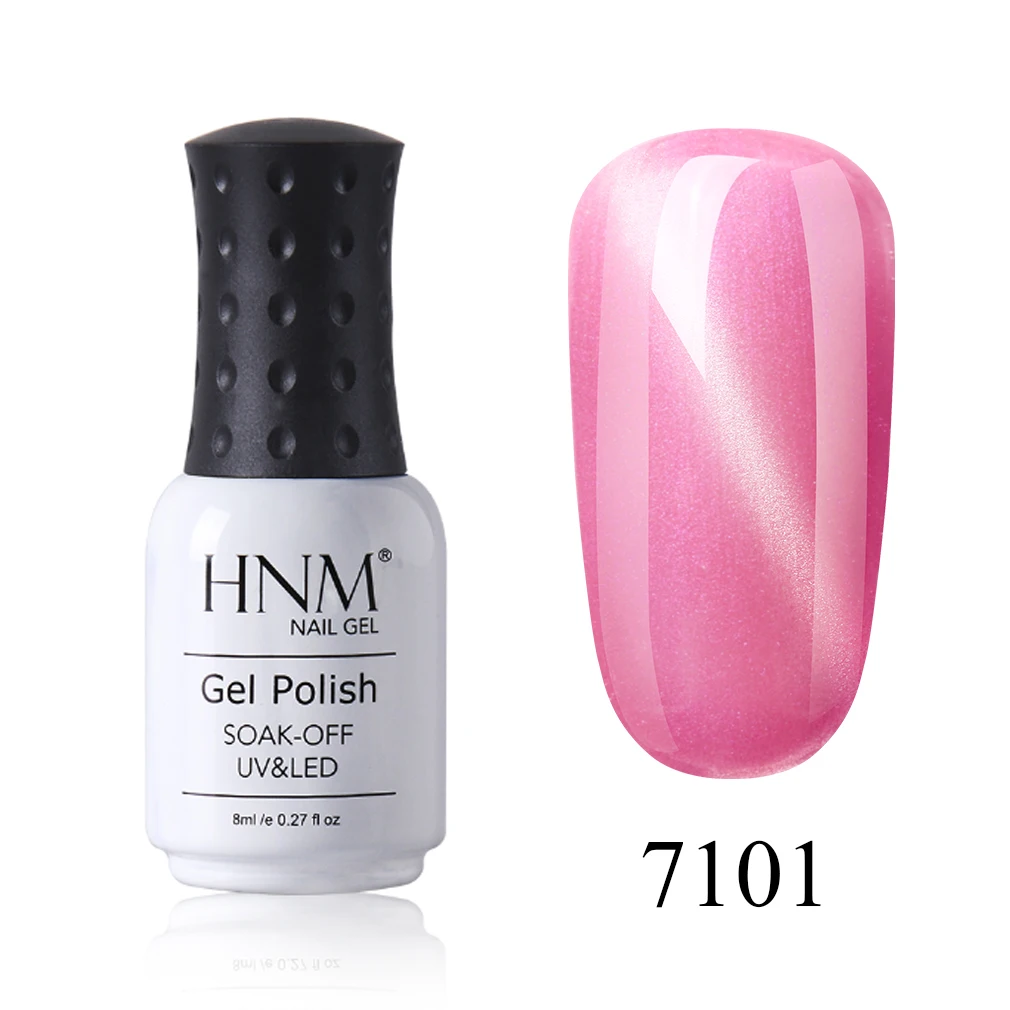 HNM 8 мл гель для ногтей новейший кошачий глаз УФ гель лак для ногтей светодиодный длинный последний Гибридный гель лак краска гель лак для ногтей - Цвет: 7101