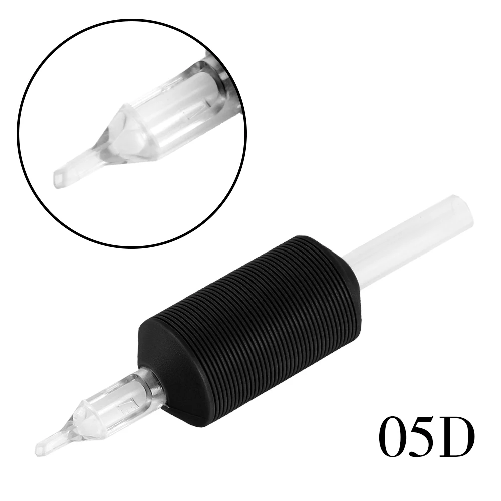 

Solong 20Pcs Professional Thread Disposable 35mm Silicon Grip Tattoo Tube Diamond Tip G501A-5DT