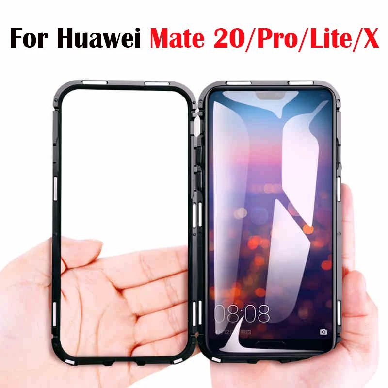 For Huawei Mate 20 Flip Case Pro Magnetic Adsorption Phone Lite X Light Protection Coque Bumper Hard |
