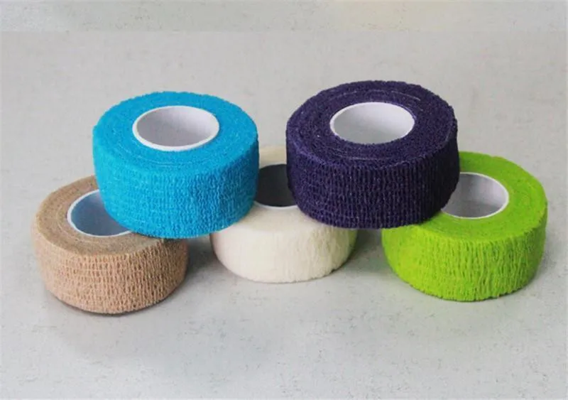 

Handmade Salon Manicure Tool DIY Nail Art Tip Protective Tape 1 Roll Top Grade Flex Wrap Finger Bandage Strip Random