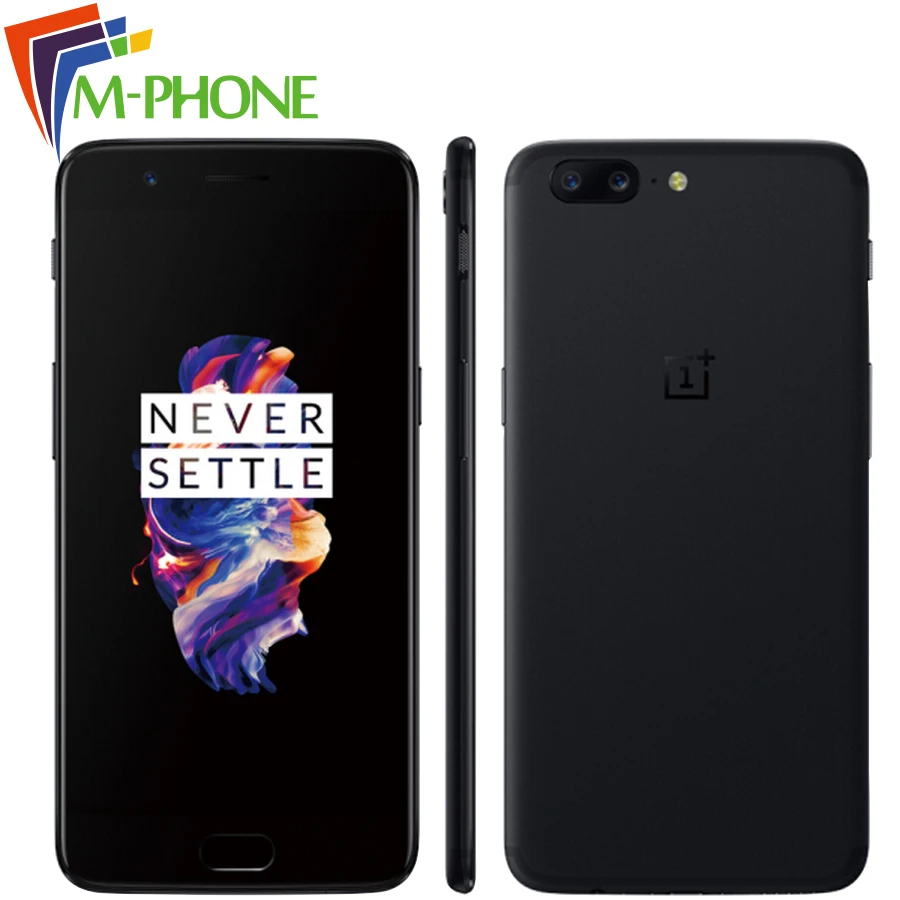 Original Oneplus 5 Oneplus5 5 5inch Snapdragon 835 Octa Core 6GB 64GB Mobile Phone 16MP 20MP