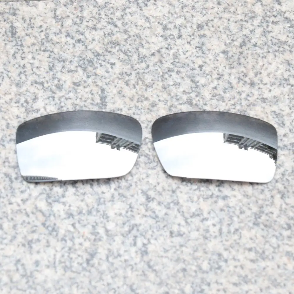 Wholesales E.O.S Polarized Enhanced Replacement Lenses for Oakley Gascan Sunglasses - Silver Chrome Mirror | Аксессуары для