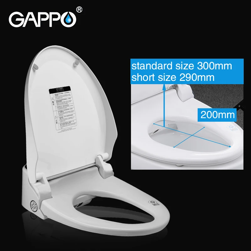 GAPPO Toilet Seats smart bidet Toilet Seats Intelligent Clean dry Toilet cover Elongated Bidet Lid Cover Heated sits tapa wc