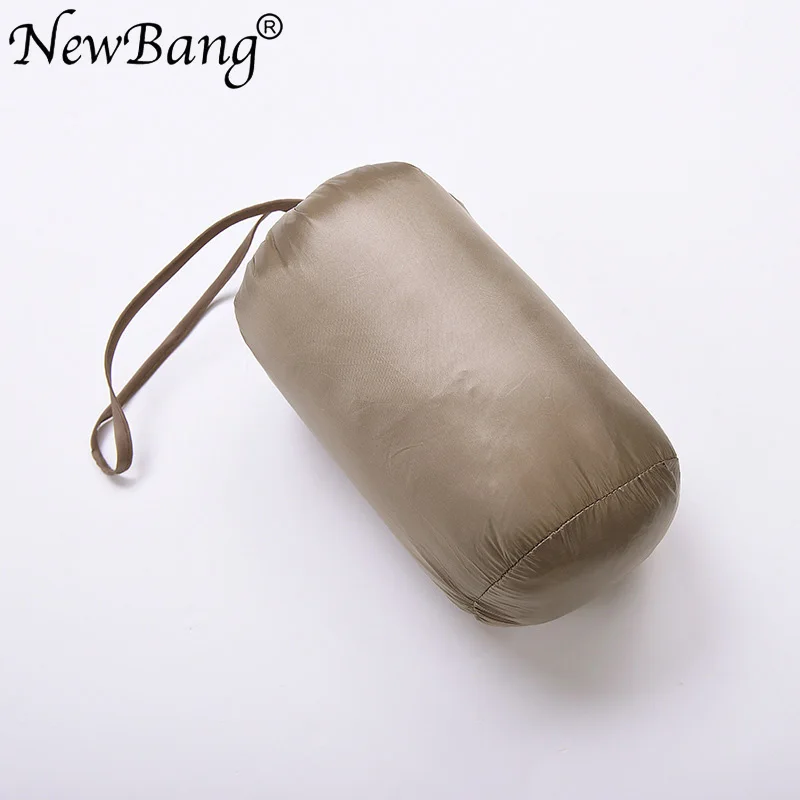 Портативный пуховик NewBang 4XL Женский ультралегкий тонкий с o образным вырезом