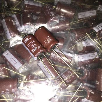 

5pcs/10PCS/20pcs/50pcs/100pcs NIPPON 10V 3300UF KZE 10v3300uf Electrolytic capacitor brown 105 degrees 12.5X20 3300uf 10v