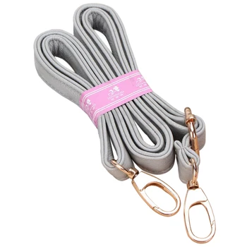 

5 pcs of DIY Replacement Leather Bag Shoulder Strap Handle Cross Body Adjustable 140*2cm, gray