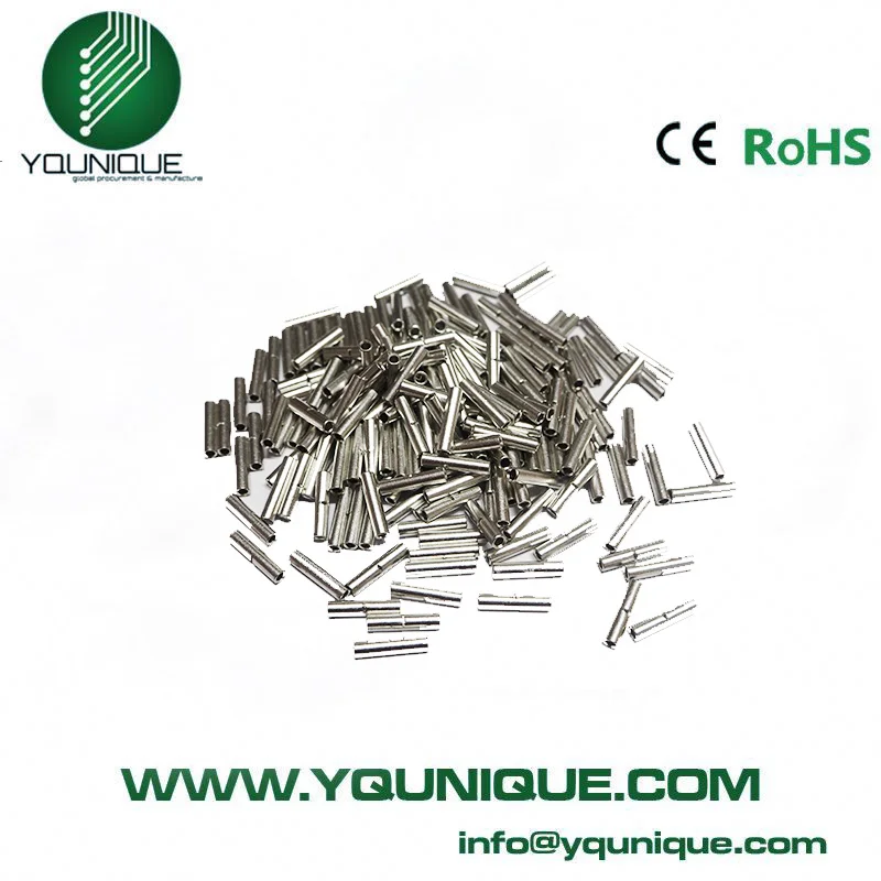 

25Pcs Butt Splice BN3.5 Wire Connectors Copper Bare Tinned Crimp Terminals 14-12AWG